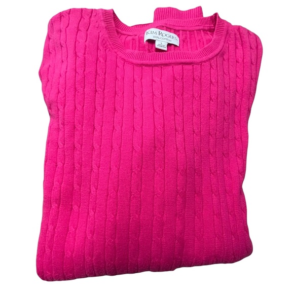 Kim Rogers pink sweatshirt size L - Picture 9 of 10